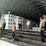 H-14 Menuju Voting Day, Kapolres Banggai Cek Logistik Pemilu Di Gudang KPU