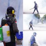 Cegah Penyakit DBD, FPRB Sultra Gencar Melakukan Pengasapan di Kecamatan Mandonga Kendari