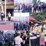 Kapolres Konsel Cek Kesiapan Personel Dalam Tugas PAM Pemungutan Suara Pemilu 2024