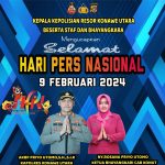 Kapolres Konut Bersama Ibu Bhayangkari Cabang Konut Mengucapkan Selamat Hari Pers Nasional 2024