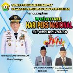 Dinas PRKPP Sultra Mengucapkan Selamat Hari Pers Nasional Tahun 2024