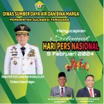 Dinas SDA dan Bina Marga Sultra Mengucapkan Selamat Hari Pers Nasional 2024