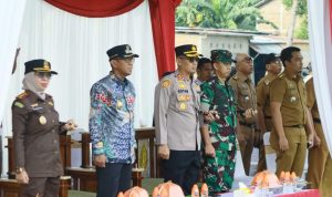 Ciptakan Pemilu Damai 2024, Kapolres Takalar Hadiri Apel Siaga Pengawasan Masa Tenang