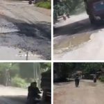 Belasan Tahun Tidak Diperbaiki, Masyarakat Minta Presiden RI Jokowi Dodo Tinjau Jalan Tanjung , Gres Seluas 3 Km