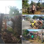 Wujudkan Lingkungan Yang Bersih, Koramil 1426-02/Polsel Ajak Instansi Terkait Bersihkan Saluran Air