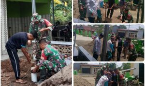 Kodim 1426 Takalar Bangun Sumur Bor Atasi Krisis Air Bersih Pada Saat Musim Kemarau