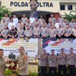 Peserta Didik Sespimti Polri Dikreg ke-33 Sambangi Polda Sultra, Bahas Strategi Kamtibmas Pesta Demokrasi