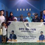 DPD BM PAN Lombok Barat Berbagi Santunan Untuk Anak Yatim Piatu