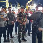Dandim 1305/BT bersama Forkopimda dan Pimpinan Unsur Vertikal Tinjau Arus balik di Pelabuhan Dede Tolitoli