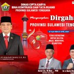 Dinas Cipta Karya Bina Konstruksi dan Tata Ruang Mengucapkan Dirgahayu Prov Sultra ke 60 tahun 2024