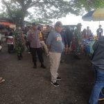 Aparat TNI-Polri dan Pemda Banggai Sosialisasi Pembangunan Pasar Simpong Tahap II