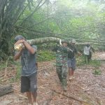 Bahu Membahu Koramil Galang Kodim 1305-Buol dan Tolitoli Bersama Warga Atasi Keluhan Pengairan di Desa Bajugan