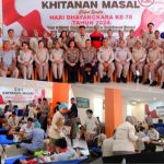 Sambut Hari Hari Bhayangkara ke-78, Biddokkes Polda Sultra Gelar Baksos Khitanan Massal