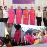 Ketua Bhayangkari Sultra Ny. Yuli Dwi Irianto Kunker di Empat Polres Wilayah Kepulauan. Ini Agendanya