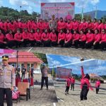 Kapolres Konut Buka Turnamen Volly Bhayangkari Meriahkan Hut Bhayangkara ke-78 dan HKGB ke-72