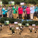 Polda Sultra dan Jajaran Tanam Pohon Serentak Peringati Hari Bhayangkara ke-78