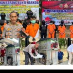 Ditresnarkoba Polda Sultra Musnahkan Barang Bukti Shabu 4.375,0047 Gram dan Ganja 2.890 Gram