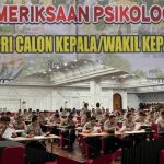 Pengamanan Pilkada, Polda Sultra Gelar Pemeriksaan Psikologi Calon Walpri Kepala dan Wakil Kepala Daerah