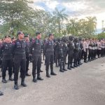 346 Personil Polda Sultra Diterjunkan Untuk Mengamankan Kegiatan Sosialisasi Maskot