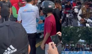 200 Pemotor Jemput dan Kawal Bacagub dan Cawagub Sulteng Anwar-Reny di Desa Tirtasari Banggai