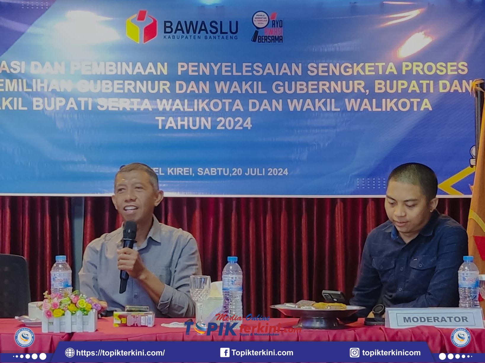 Panwascam Diminta Profesional Tangani Sengketa - Topik Terkini