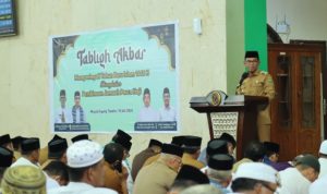 Pj Bupati Hadiri Peringatan Tahun Baru Islam 1446 Hijriah di Masjid Agung Takalar