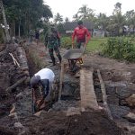 Program TMMD ke-121 di Lotim, Sasaran Utama Talud Irigasi