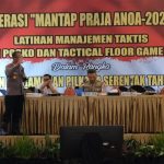 Polda Sultra Gelar Latihan Manajemen Taktis dan Tactical Floor Game Operasi Mantap Praja Anoa 2024