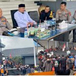Demo di DPRD, Ratusan Personil Gabungan Polda Sultra Amankan Aksi Unjuk Rasa