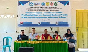 Stikes Tanawali Takalar Kolaborasi PSC 119 Kabupaten Takalar Melaksanakan Sosialisasi BHD di Kelurahan Bontokadatto