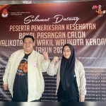 Paslon Yudhi – Nirna Jalani Pemeriksaan Tes Kesehatan di RS Abunawas Kendari