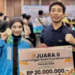 Perguruan Naga Putih Siswi MAN 1 Lotim Norita Raih Juara ll O2SN di Jakarta
