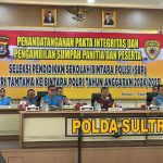 Polda Sultra Gelar Penandatanganan Pakta Integritas dan Pengambilan Sumpah Seleksi Bintara Polri