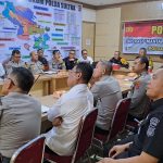 Anev Mingguan Evaluasi Operasi Mantap Praja Anoa 2024 di Polda Sultra
