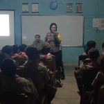 Polsek Mori Atas Sosialisasikan Bahaya Narkoba dan Tertib Berlalulintas di SMPN 4 