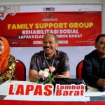 Family Support Group, Lapas Lombok Barat Hadirkan Keluarga Warga Binaan