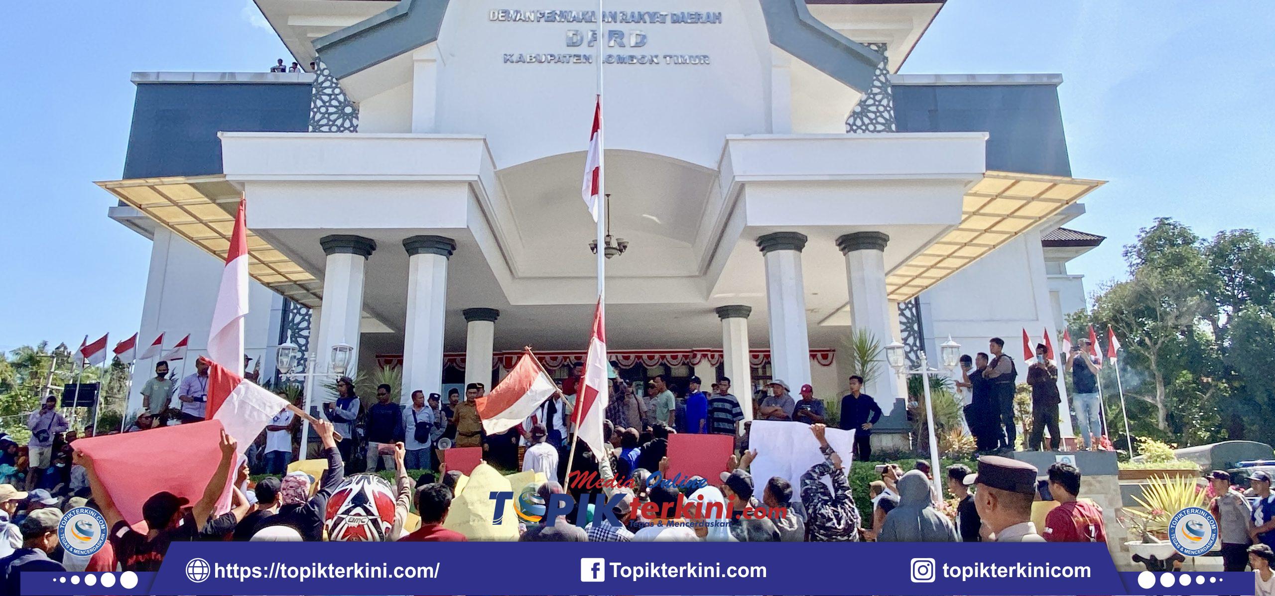 Koleko Ratusan Warga Koleko Kepung Kantor DPRD, Minta Galian C di Tutup ...