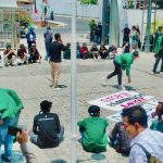 Masa Aksi Kepung Kantor DPRD, Wakil Rakyat Baru di Lantik Panik!