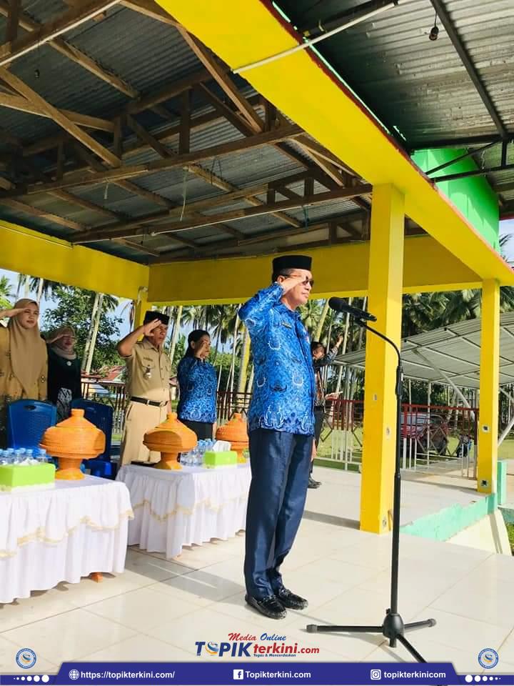 Peringati Hari Pahlawan 2024, Siswa-siswi SMP Negeri 1 Sawa Ikuti Upacara Bendera