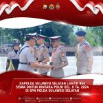 Kapolda Sulsel Irjen Pol Yudhiawan Lantik 854 Bintara Polri 2024
