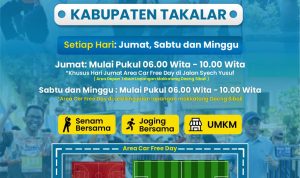 Ciptakan Ekonomi Kerumunan, Pemkab Takalar Tata Alun-Alun dan Gelar Car Free Day