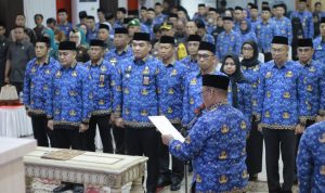 Pengukuhan Pengganti Antar Waktu Dewan Pengurus KORPRI Kabupaten Takalar Masa Bakti 2024-2029