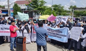 Breaking News : Ratusan Nakes di Takalar Gelar Aksi Mogok Kerja, Ini Tuntutannya