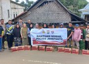 Polres Jeneponto Gencar Gelar Bakti Sosial, Kali Ini Salurkan Bantuan Bagi Warga Pelosok Desa