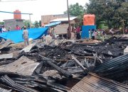TAGANA Salurkan Bantuan Logistik Pada Korban Musibah Kebakaran