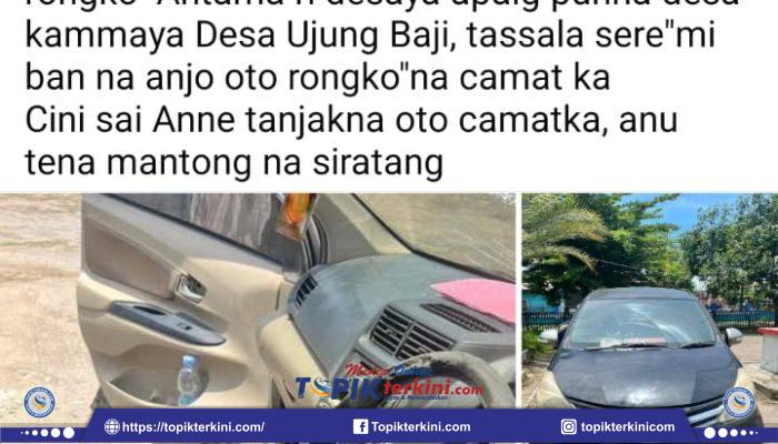 Viral di Medsos, Mobil Camat Tak Layak Pakai, Aktivis Desak Pemda Ganti Semua Mobil Camat di Takalar