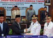 Sertijab Bupati Lombok Timur H Haerul Warisin di Gedung DPRD