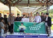 Polres Jeneponto Salurkan Zakat Fitrah Kepada Mustahik, Termasuk Pengayuh Becak Dan Pengemudi Ojek