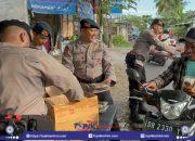 Brimob Kompi 3 Batalyon B Pelopor Gelar Pembagian Takjil Gratis di Selong, Lombok Timur