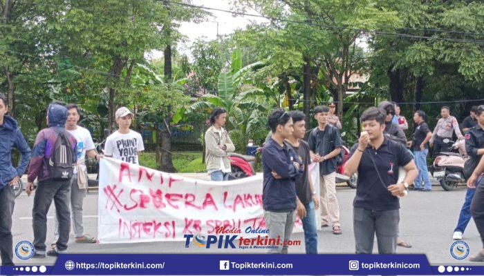 AMPT Gelar Aksi Demo di Depan SPBU Kalabbirang, BBM Oplosan dan Mafia Solar Bersubsidi Marak